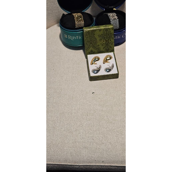 Easy Haute Women's Earrings One Size Silver and Gold - Picture 4 of 13